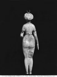 Statuette van een naakte vrouw, achteraanzicht, 3e-2e eeuw v.Chr.